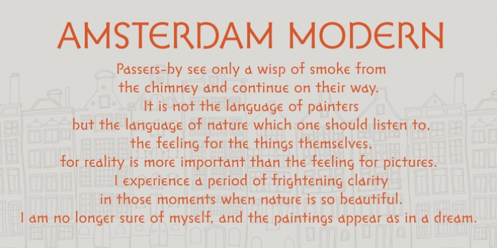 Amsterdam Modern font preview