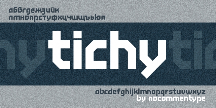 Tichy font preview