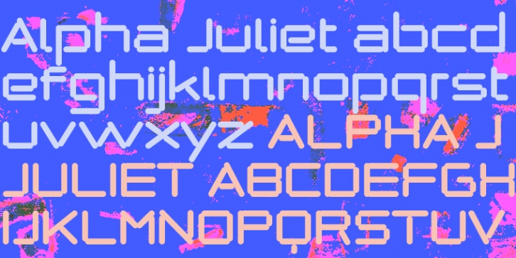 AlphaJuliet font preview