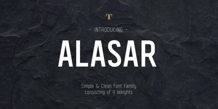 Alasar font preview