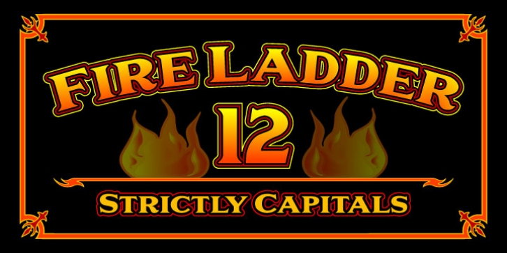 Fire Ladder font preview