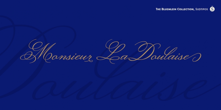 Monsieur La Doulaise Pro font preview