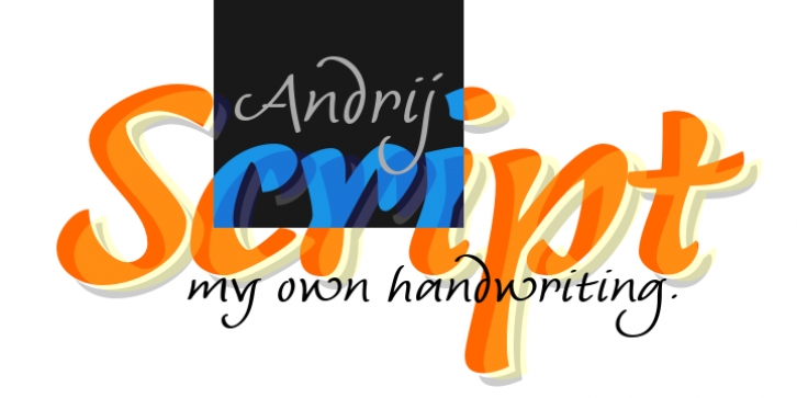AndrijScript font preview