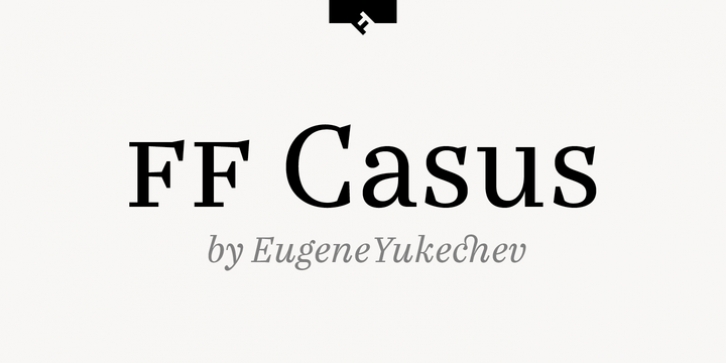 FF Casus font preview
