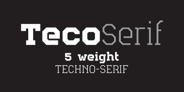 Teco Serif font preview