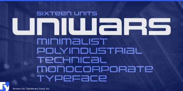 Uniwars font preview
