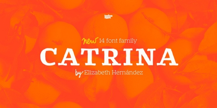 Catrina font preview