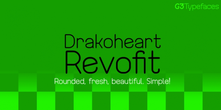 Drakoheart Revofit Sans font preview