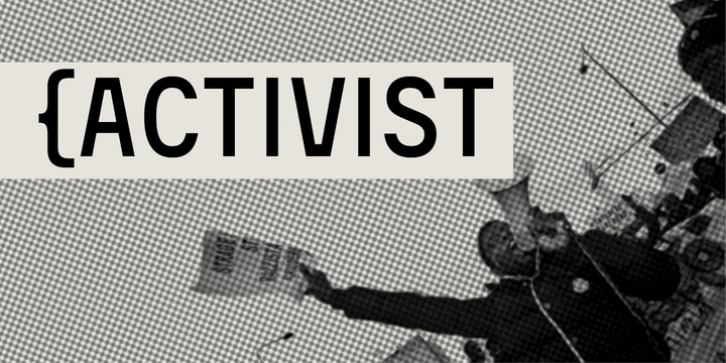 Activist font preview