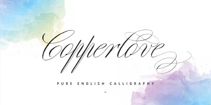 Copperlove font preview