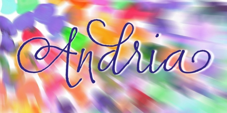 Andria font preview