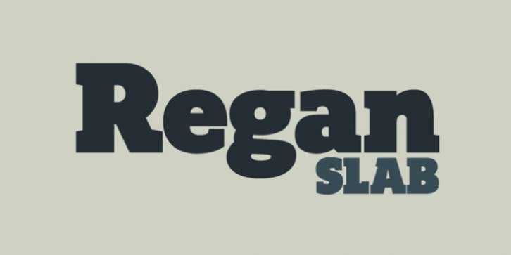 Regan Slab font preview
