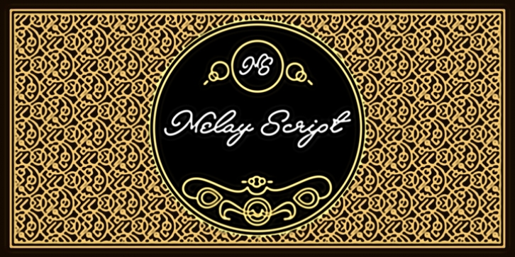 Melay Script font preview