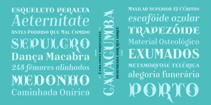 Catacumba Pro font preview