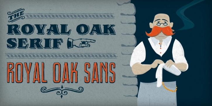 Royal Oak Sans font preview