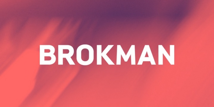 Brokman font preview