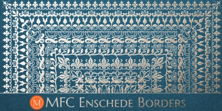 MFC Enschede Borders font preview