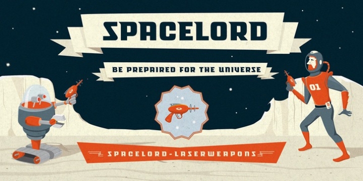 Spacelord font preview
