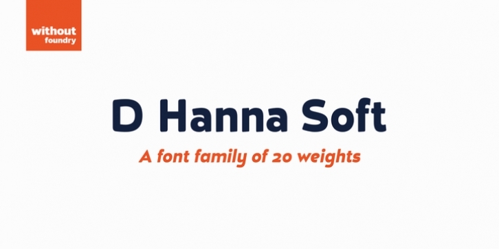 D Hanna Soft font preview
