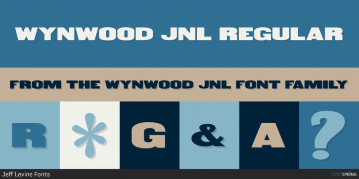 Wynwood JNL font preview