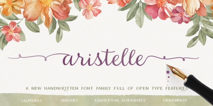 Aristelle font preview