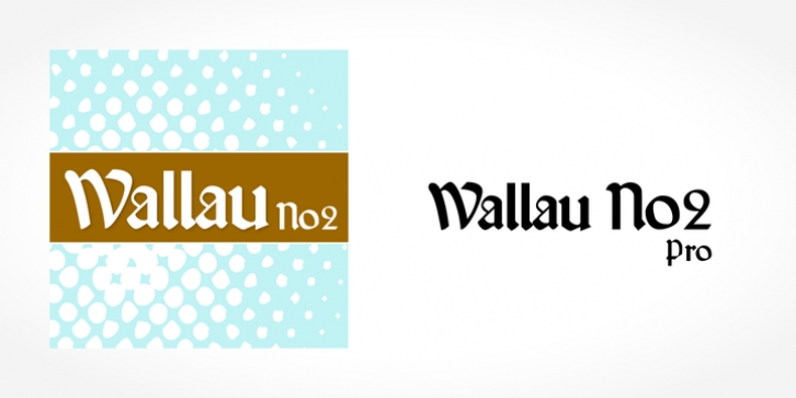 Wallau No2 Pro font preview