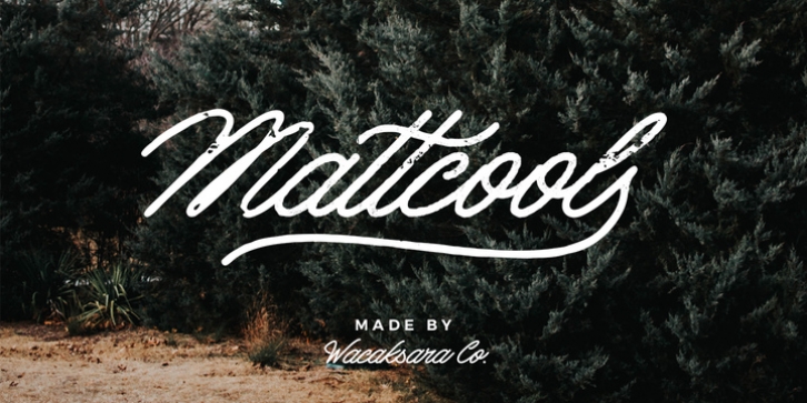 Mattcool font preview
