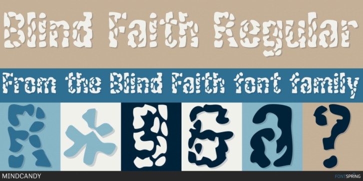 Blind Faith font preview