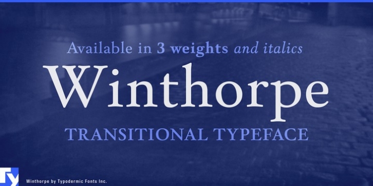Winthorpe font preview