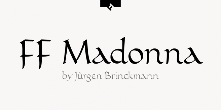 FF Madonna font preview