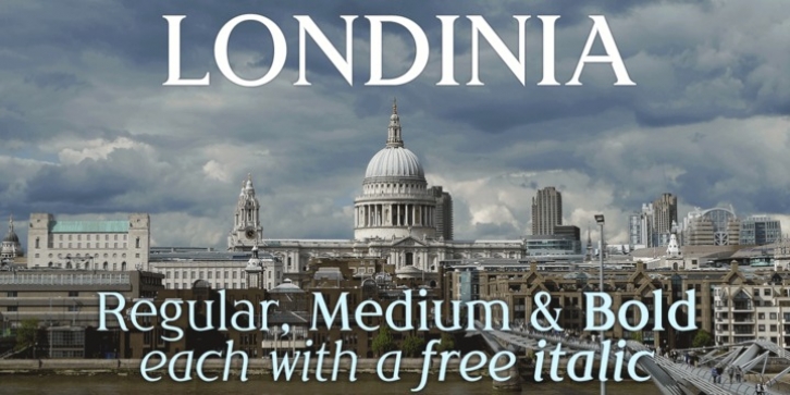 Londinia font preview
