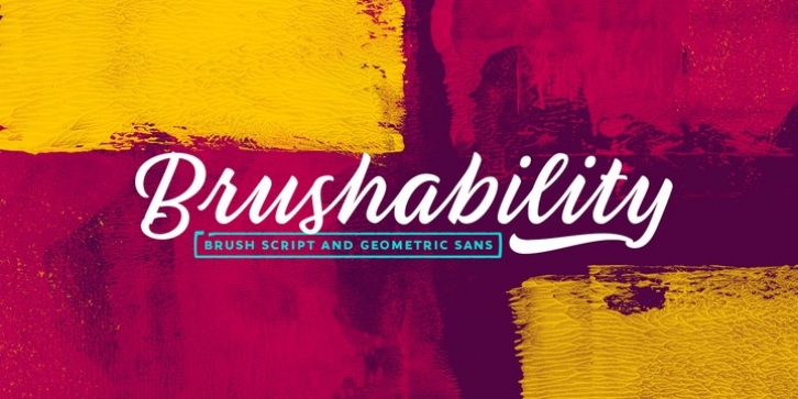 Brushability font preview