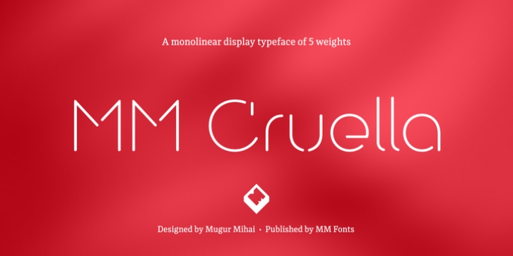 MM Cruella font preview