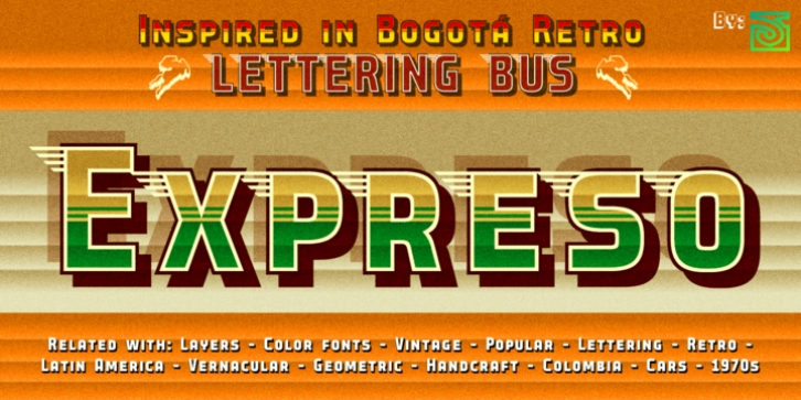 Expreso font preview