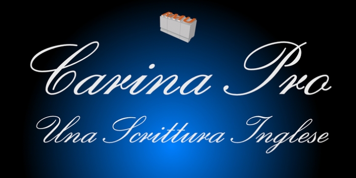 Carina Pro font preview