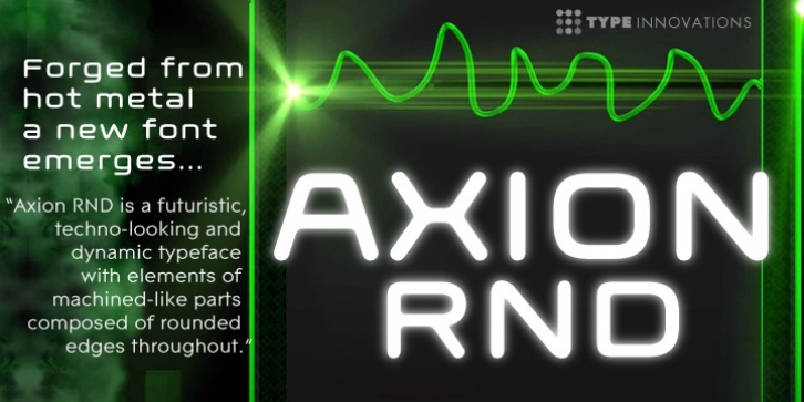 Axion RND font preview