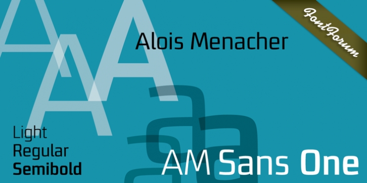 AM Sans font preview