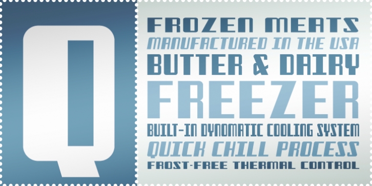 Freezer BTN font preview