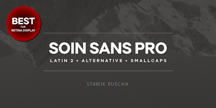 Soin Sans Pro font preview