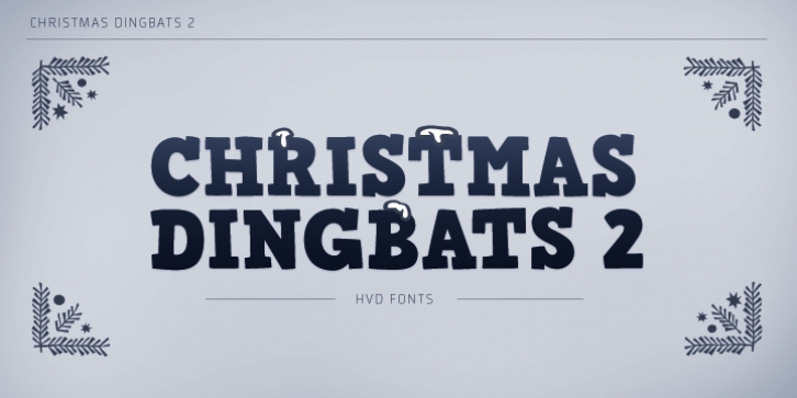 Christmas Dingbats 2 font preview
