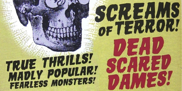 Horror Show font preview