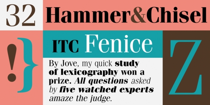 ITC Fenice font preview