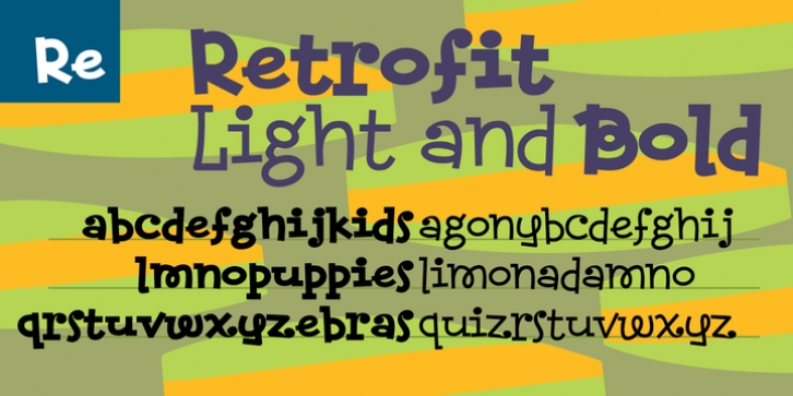Retrofit font preview