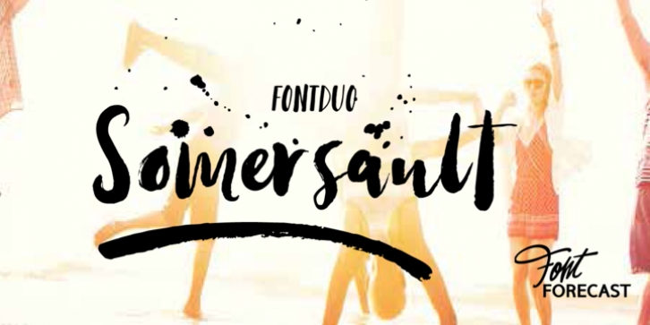 Somersault font preview