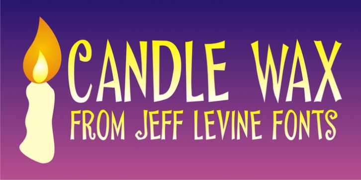 Candle Wax JNL font preview