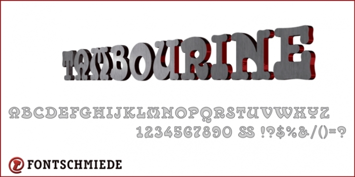 Tambourine font preview