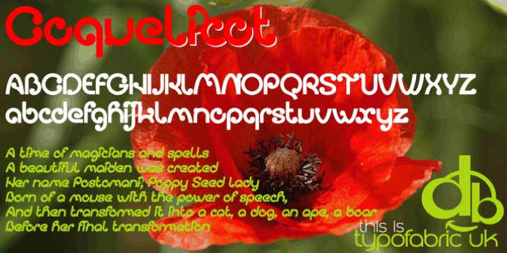 Coquelicot font preview