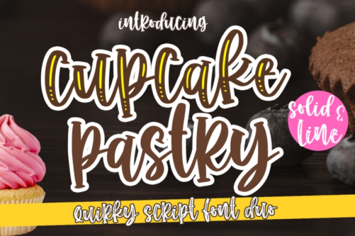 Cupcake Pastry font preview