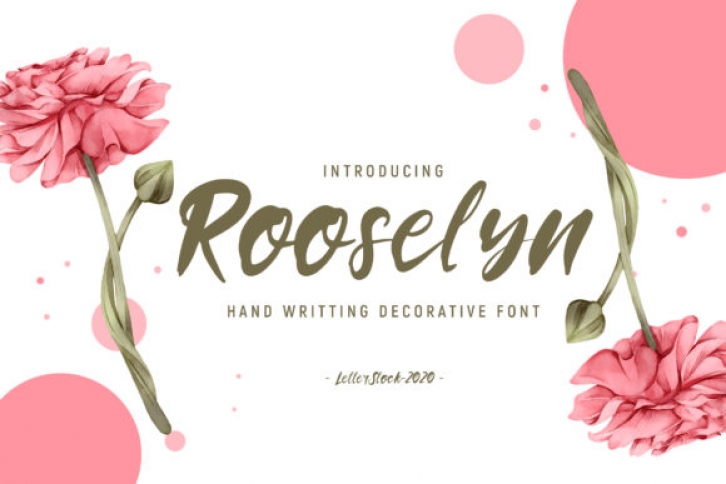 Rooselyn font preview