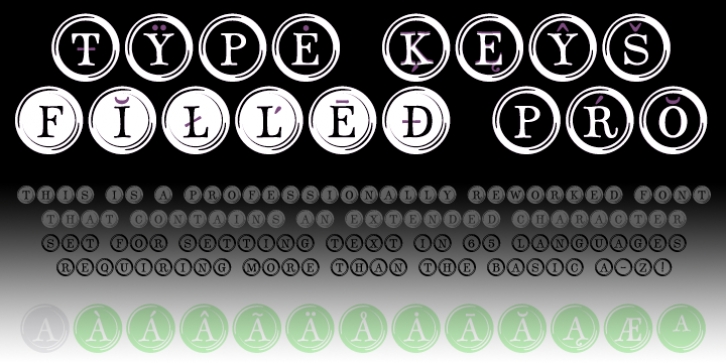 TypeKeys Pro font preview